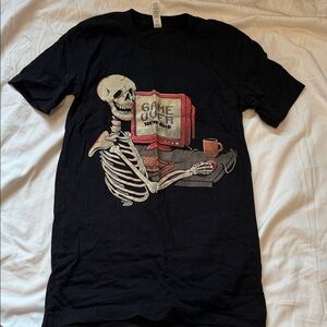 Bella Canvas Black Skeleton Gamer Tee